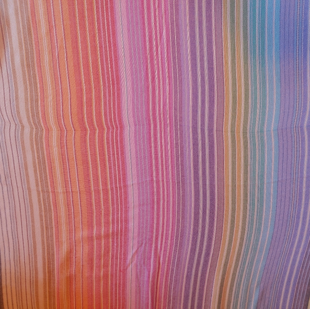 Beautiful Multi-Color Peruvian Alpaca And Silk Wr… - image 3